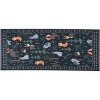 Soft Memory Foam Area Rug for Bedroom and Living Room, Non-Slip Washable Lightweight Carpet, Geometric Floral, Ultra Cozy, Foldable, Easy Care - 3 of 4