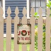 Lomsoe Vintage Christmas Joy Metal Signs, Xmas Joy Holiday Signs - Decor for Kitchen, Home, Office, Bar, Farmhouse, Cafe - 8x12 Inch Christmas Gift - 3 of 4