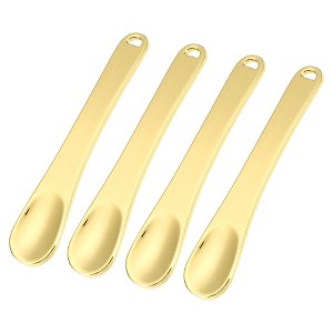 Unique Bargains Eye Cream Massage Sticks Beauty Scoop Makeup Spatula Mini Spoon for Facial Cosmetic Face Cream 2.32"x0.46" 4 Pcs - 1 of 4