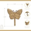 Cheung's Mythra Golden Butterfly Cast Iron Wall Hook - 3 of 4