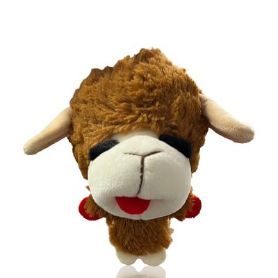 Multipet Knobby Noggins Dog Toy - Lamb Chop Design