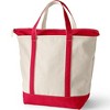 Lands' End Zip Top Canvas Tote Bag - 4 of 4