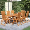 vidaXL Patio Dining Set Outdoor Dining Set Chair with Cushions for Garden - 2 of 4