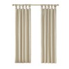 PAGED Curtains Twist Tab Lined Window Curtain Total Blackout Panel Privacy Assured for Bedroom, Living Room, L95, Champagne - 2 of 4