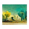Trademark Fine Art Treechild Cactuses Wood Slat Art - 3 of 4