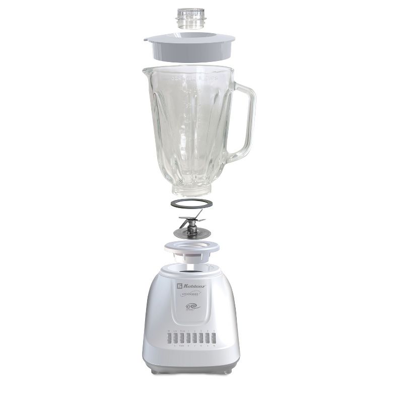 Koblenz® 1.5-Liter Kitchen Magic Collection 10 Speed and 2 Pulses Glass Jar Blender, 1 of 5