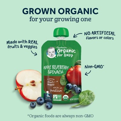 Organic Fruit and Veggie Puree Variety Pack for Babies