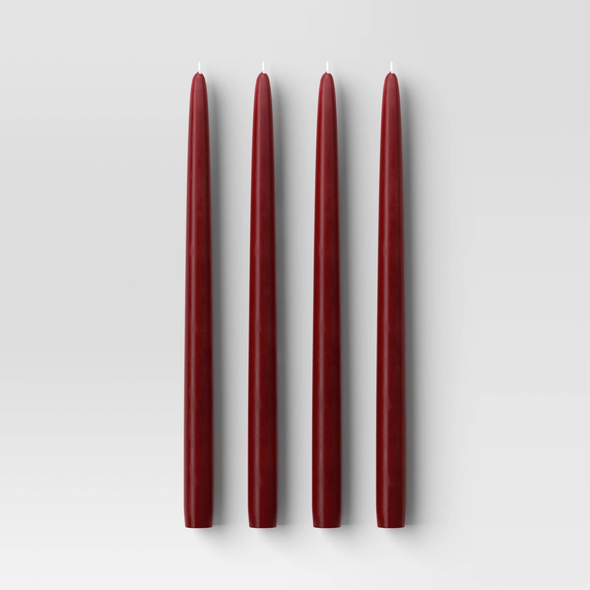 4pk Taper Candle Set Red - Threshold™