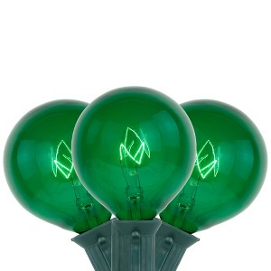 Northlight 10-Count Green G50 Globe Christmas Patio Lights- 9ft, Green Wire - 1 of 4