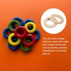 Unique Bargains DIY Crafting Natural Smooth Unfinished Wood Rings 20 Pcs - 4 of 4