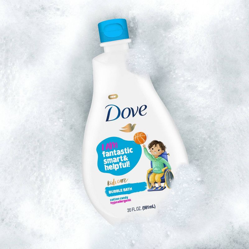 Dove Beauty Kids Care Hypoallergenic Bubble Bath Cotton Candy - 20 fl oz, 5 of 9