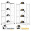 SKONYON 4-Tier Storage Shelves Foldable metal shelves Garage Shelving Units - 4 of 4