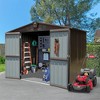 CAVINAS Storage Shed with Lockable Door Weatherproof Galvanized Steel Garden Shed for Backyard, Lawn - 2 of 4