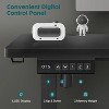 PAGED Computer Desk Modern Ergonomic Office Desk with Hook and Control Panel for Office, Adjustable Height - 2 of 4