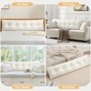 Bekrvio Bed Backrest Headboard Pillow w/ Side Pocket, Wedge Reading Bolster Cushion for Back Support on Bed or Sofa - 4 of 4