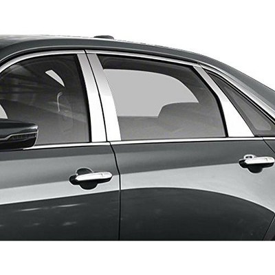 QAA is Compatible with 2016-2020 Cadillac CT6 6 Piece Stainless Pillar Post Trim PP56231