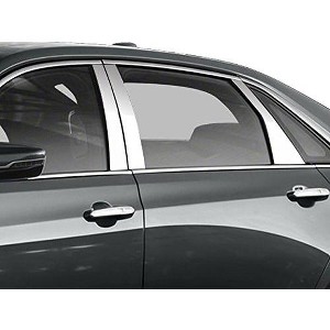 QAA is Compatible with 2016-2020 Cadillac CT6 6 Piece Stainless Pillar Post Trim PP56231 - 1 of 4