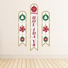 Big Dot of Happiness Ornaments - Hanging Vertical Paper Door Banners - Holiday and Christmas Party Wall Decoration Kit - Indoor Door Decor - 3 of 4