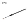 Unique Bargains Detail Nylon Hair Miniature Painting Brush 5 Pcs - 3 of 4