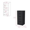 NicBex  5 Drawers Dresser for Bedroom, Modern Style Wooden Drawers with Free Handle,Dressers for Kids Room,Living Room,Entry and Hallway - 3 of 4