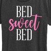 Women's - Instant Message - Bed Sweet Bed Short Sleeve Graphic T-Shirt - 2 of 4