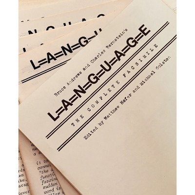 Bruce Andrews and Charles Bernstein's L=a=n=g=u=a=g=e - (Recencies Series: Research and Recovery in Twentieth-Century) (Hardcover)