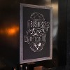 Emma and Oliver Framed Decorative Wall Hanging Chalkboard with Magnetic Surface and Eraser for Weddings, Parties, Showers and More - 4 of 4