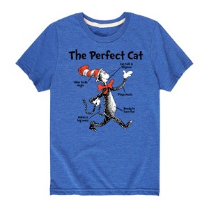 Boys' - Dr. Seuss - Cat in the Hat The Perfect Cat Short Sleeve Graphic T-Shirt - 1 of 4