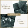 APRILSOUL42.52"Lazy Sofa Durable Comfort Lounger High Back Bean Bag Chair Couch With Three Pillows - 2 of 4