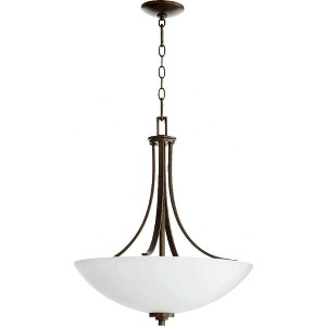 Quorum Lighting Reyes 4-Light Pendant, Oiled Bronze, 19.5W, 24H - 1 of 1