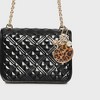Unique Bargains Pearl Leopard Print Shell Handbag Charm 1 Pc - 2 of 4