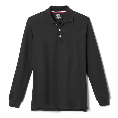 French Toast School Uniform Co ed Long Sleeve Pique Polo Target