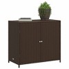 Garden Storage Cabinet PE Rattan Medium Durable  vidaXL - 3 of 4
