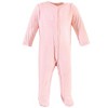 Hudson Baby Infant Girls Cotton Snap Sleep and Play 2pk, Girls Forest - 4 of 4