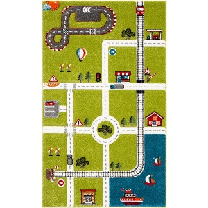 Carousel Kids CRK192 Power Loomed Indoor Rugs - Safavieh Kids - 1 of 4