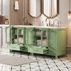 Bella Depot Bathroom Vanity with Sink and Waffle Texture Doors - 3 of 4
