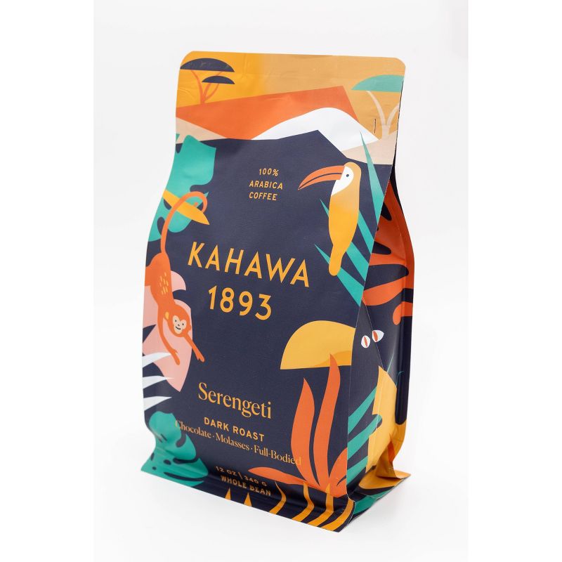 Kahawa 1893 Serengeti Dark Roast Coffee - 12oz, 1 of 5