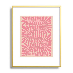 Alisa Galitsyna One HundredLeaved Plant Metal Framed Art Print - Deny Designs - 1 of 4