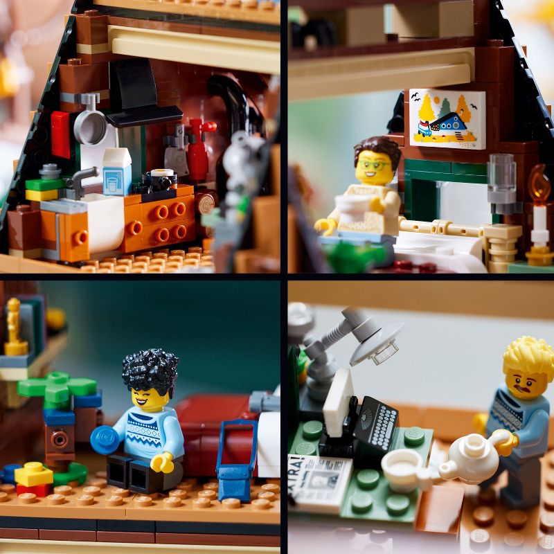 LEGO Ideas A-Frame Cabin Collectible Display Set 21338, 6 of 8