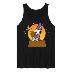 Men's - Peanuts - Sorcerer Snoopy Woodstock Graphic Tank Top - 1 of 3