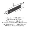 Amerock Ladera Backplate for Cabinet Knobs and Pulls - 3 of 4