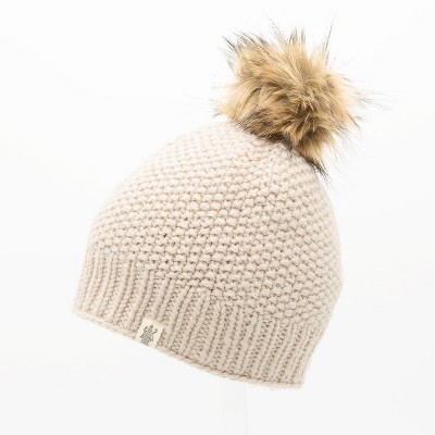 Moss Fur Pom Pom Hat_Nirvanna Designs