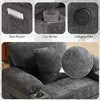 Lyngins Oversized Recliner Chair with Ottoman, Chenille Sofa Bed, Accent Chair– Built-In Cup Holders, Hidden Storage Armrest, USB-C Charging Port - 4 of 4