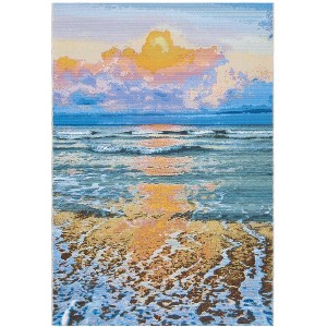 Barbados BAR581 Power Loomed Indoor/Outdoor Area Rug  - Safavieh - 1 of 4