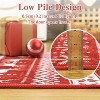 Fulvari Christmas Rugs Area Rug Machine Washable Entryway Indoor Rugs Christmas Tree Snowflake Doormat Holiday Decor - 2 of 4