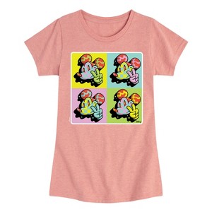 Girls' - Disney - Mickey Mouse Fitted Short Sleeve Graphic T-Shirt - 1 of 3