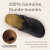 CUSHIONAIRE Hana Womens Clogs | Comfortable Vegan Suede Clogs for Women | Slip On Potato Shoes with Cork Footbed & Arch Support | Memory Foam - 4 of 4