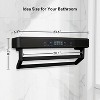 ELECWISH Electric Towel Warmer Rack with Touch Screen, Wall Mounted Energy-Saving Towel Warmer with Air Purification and Drying Function, Bathroom - 2 of 4