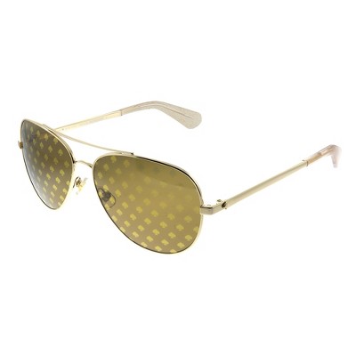 Kate Spade Avaline2/S 94R Mens Aviator Sunglasses Gold 58mm