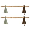 Melrose Baeded Pine Tree Garland (Set of 2) - image 2 of 4